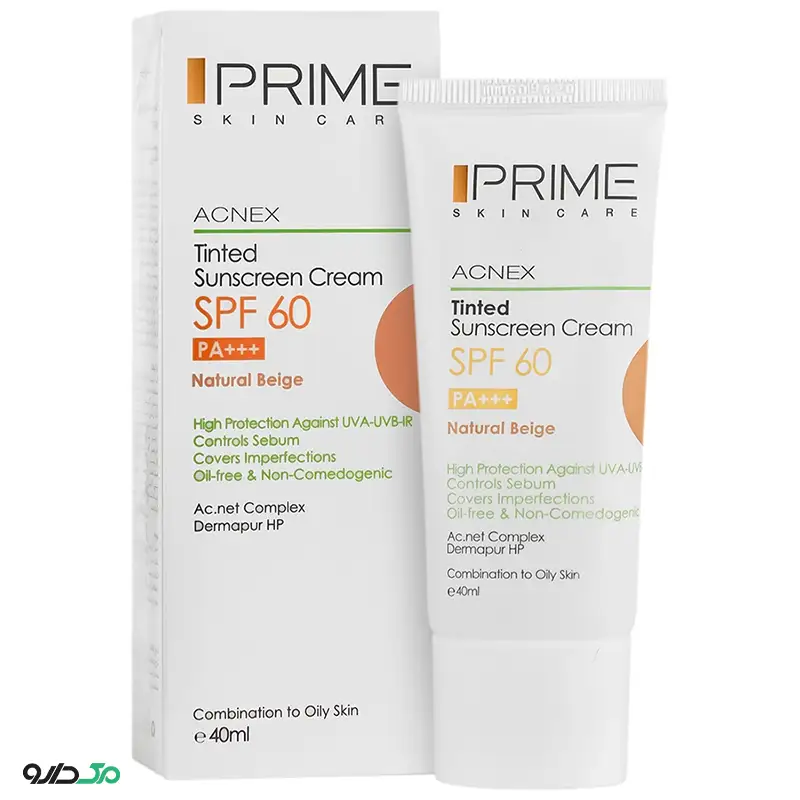 کرم ضد آفتاب رنگی پریم SPF60